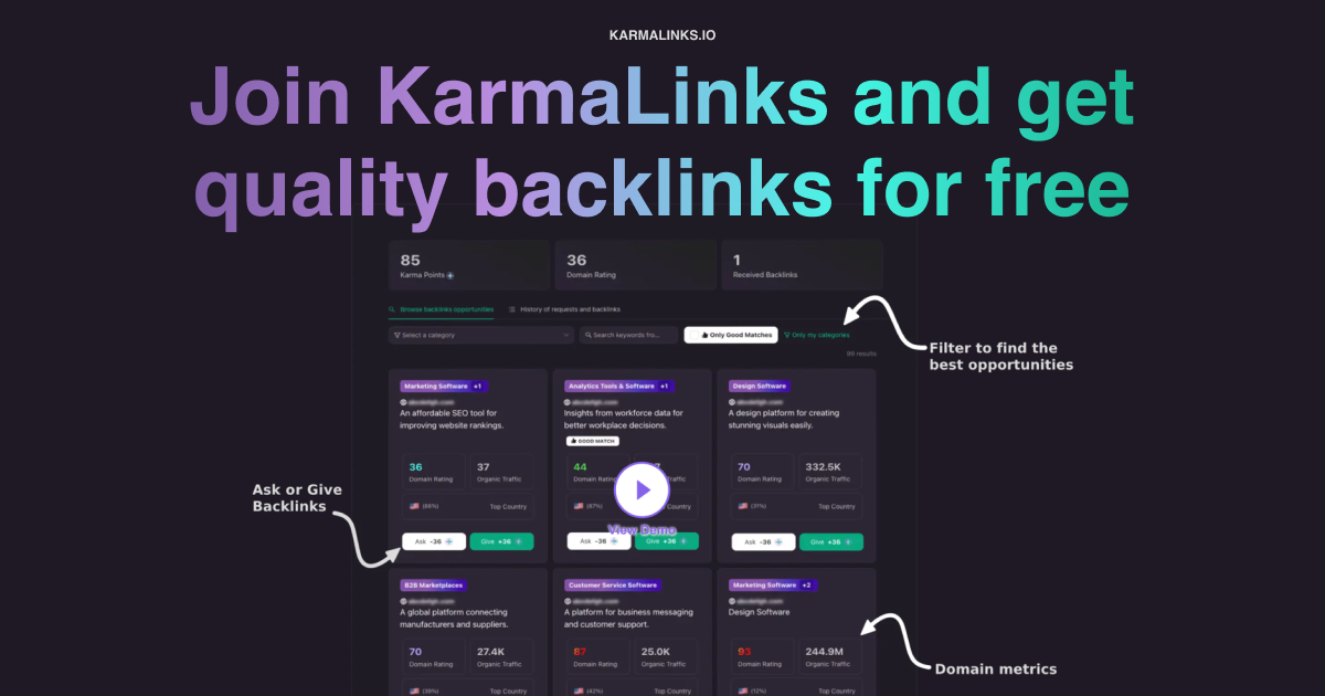 KarmaLinks screenshot 1